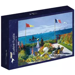 Puzzle 3000 Taras z widokiem na ogród, Monet 1867 - Bluebird Puzzle
