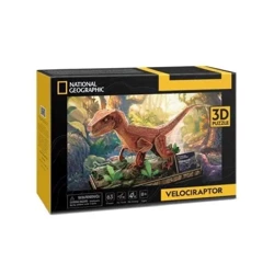 Puzzle 3D Welociraptor National Geographic - Cubic Fun