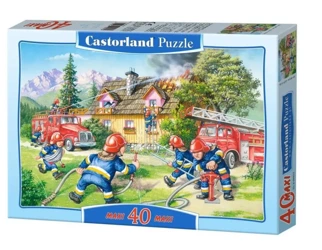 Puzzle 40 maxi - Gaszenie pożaru CASTOR - Castorland