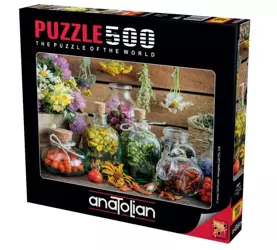 Puzzle 500 Kwiaty i nasiona - Anatolian