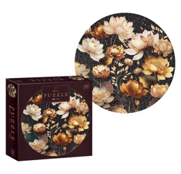 Puzzle 500 Round Flowers 1 - INTERDRUK