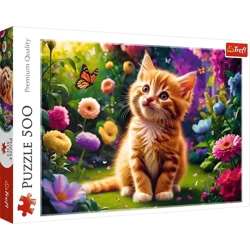 Puzzle 500 Uroczy kotek TREFL