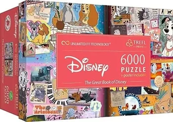 Puzzle 6000 Disney Magical Book of Fairytales - Trefl