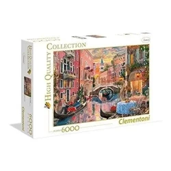 Puzzle 6000 HQ Venice Evening Sunset - Clementoni