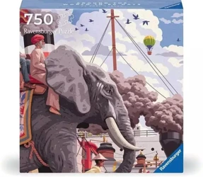 Puzzle 750 Art&Soul Dookoła świata w 80 dni - Ravensburger