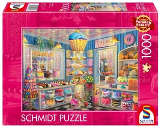 Puzzle PQ 1000 Kolorowa cukiernia G3 - Schmidt