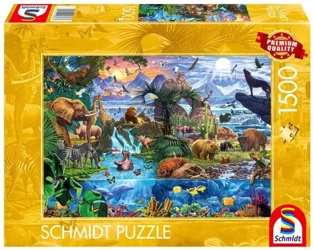 Puzzle PQ 1500 Świąt zwierząt G3 - Schmidt