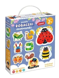 Puzzle Robaczki czworaczki - Bright Junior Media