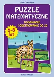 Puzzle matematyczne 6-8 lat - Guzowska Beata, Tonder Krzysztof