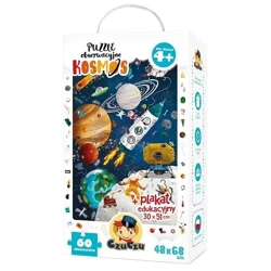 Puzzle obserwacyjne Kosmos 4+ - Opracowanie zbiorowe