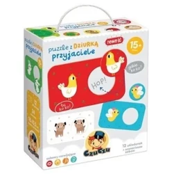 Puzzle z dziurką Przyjaciele 15m+ - Bright Junior Media