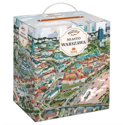 Puzzlove CzuCzu Miasto Warszawa 1000 el. puzzle - Bright Junior Media