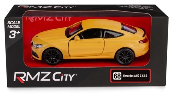 RMZ City Mercedes-Benz C63 S AMG Coupe 2019 Matte żółty w skali 1:35 - Daffi