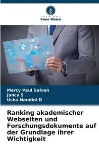 Ranking akademischer Webseiten und Forschungsdokumente auf der Grundlage ihrer Wichtigkeit - Mercy Paul Selvan