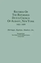 Records of the Reformed Dutch Church of Albany, New York, 1683-1809 - The Holland Society of New York