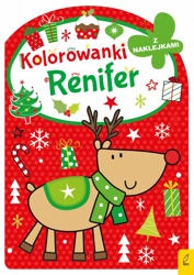 Renifer. Kolorowanka z wykrojnikiem - Opracowanie zbiorowe