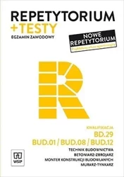 Repetytorium i testy.Technik bud.BD.29/BUD.01... - Tadeusz Maj, Mirosław Kozłowski, Mirosława Popek