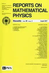 Reports on Mathematical Physics 80/1 2017 Kraj - ,