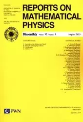 Reports on Mathematical Physics 92/1