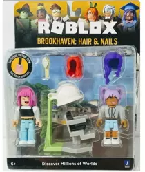 Roblox - zestaw Game Pack Brookhaven Hair&Nails - TM Toys