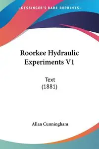 Roorkee Hydraulic Experiments V1 - Allan Cunningham