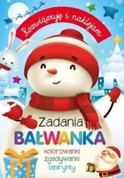 Rozwiązuję i naklejam. Zadania Bałwanka - Barbara Szymanek