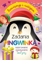 Rozwiązuję i naklejam. Zadania Pingwinka - Barbara Szymanek