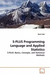 S-PLUS Programming Language and Applied Statistics - Safi Samir