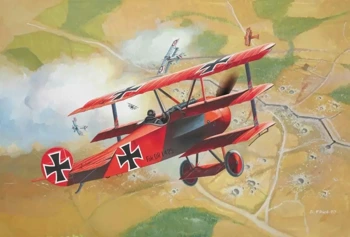 Samolot. Fokker Dr. 1 Triplane - Revell