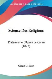 Science Des Religions - De Tassy Garcin