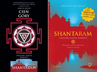 Shantaram + Cień Góry PAKIET Gregory David Roberts oprawa miękka - Gregory David Roberts, Maciejka Mazan, Dorota Kom