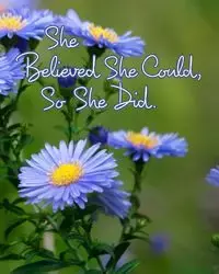 She Believed She Could, So She Did - June Journals Bug