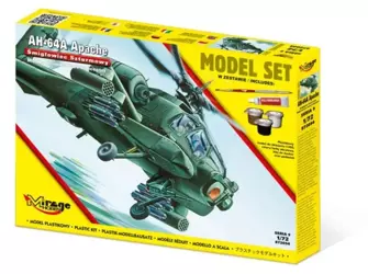 Śmigłowiec szturmowy AH-64A "Apache" - Mirage Hobby
