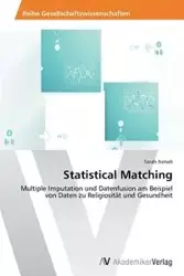 Statistical Matching - Sarah Asmah