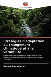 Stratégies d'adaptation au changement climatique et à la variabilité - Gwambene Brown