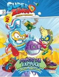 Super Zings Książka z naklejkami + figurka - Opracowanie zbiorowe