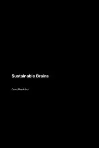 Sustainable Brains - David MacArthur