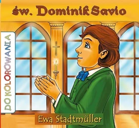 Św. Dominik Sawio - kolorowanka - Ewa Standmuller