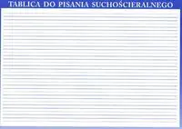 Tablica do pisania suchościeralnego - Literat