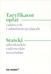 Taryfikator opłat sądowych i administracyjnych - Anna Prus