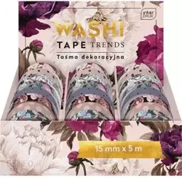 Taśma dekoracyjna Trends Washi Tape (24szt) - INTERDRUK
