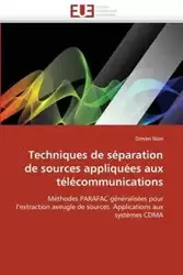 Techniques de séparation de sources appliquées aux télécommunications - NION-D