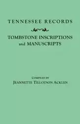 Tennessee Records - Jeannette Acklen Tillotson