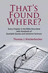 That's Found Where? - Thomas Knickerbocker J