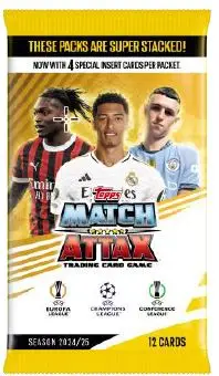 UEFA Champions League Match Attax 2024/25 saszetka z kartami - TOPPS