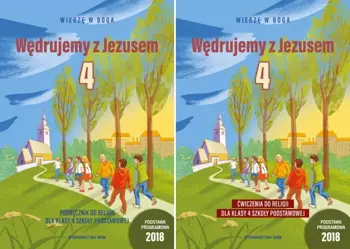 WĘDRUJEMY Z JEZUSEM KL.4 SP PODRĘCZNIK + ĆWICZENIA - Aleksandra Bałoniak, Kamilla Frejusz, Mateusz Janyga SJ, Władysław Kubik SJ, Joanna Staniś-Rzepka, K