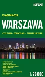 Warszawa 1:26 000 plan miasta PIĘTKA - paraca zbiorowa