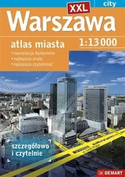 Warszawa XXL atlas miasta - praca zbiorowa