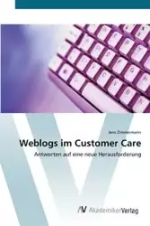 Weblogs im Customer Care - Zimmermann Jens