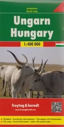 Węgry mapa 1:400 000 - Opracowanie zbiorowe